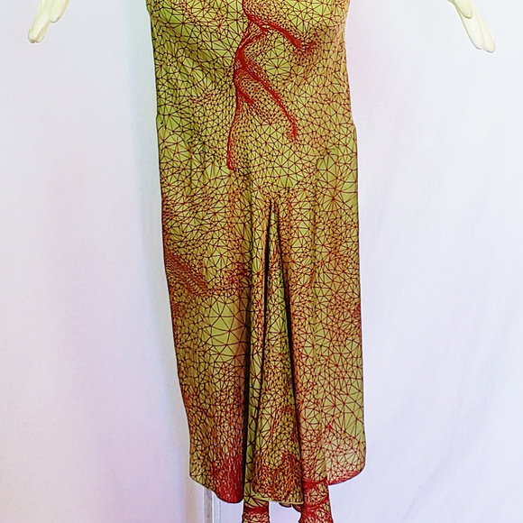 SOLD   Jean Paul Gaultier Face Web Dress Rare - Picture 4 of 5
